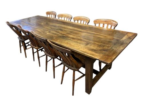 19th Century Walnut Farmhouse Table 