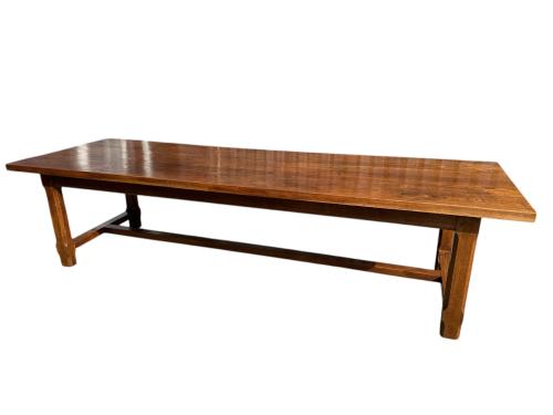 Antique 3m Oak Farmhouse Table 