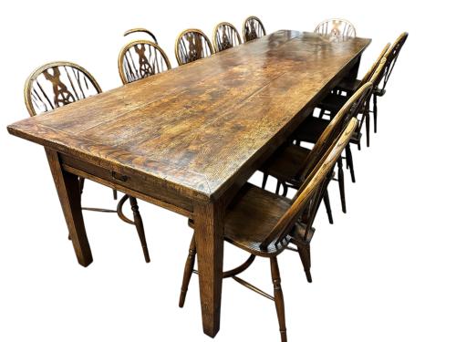 Antique Ash Dining Table 