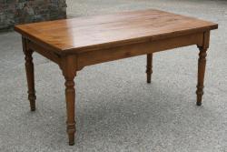 French Cherry extending farmhouse table